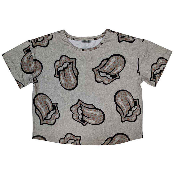 The Rolling Stones Heart Tongue Ladies Small Pyjamas