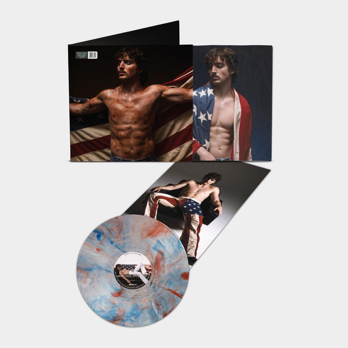 Benson Boone American Heart Vinyl LP Red, White & Blue Marble on Translucent Clear Colour 2025