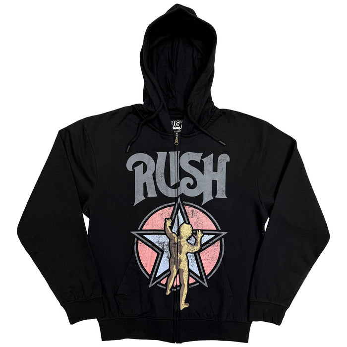 Rush Starman Black Medium Zipped Hoodie