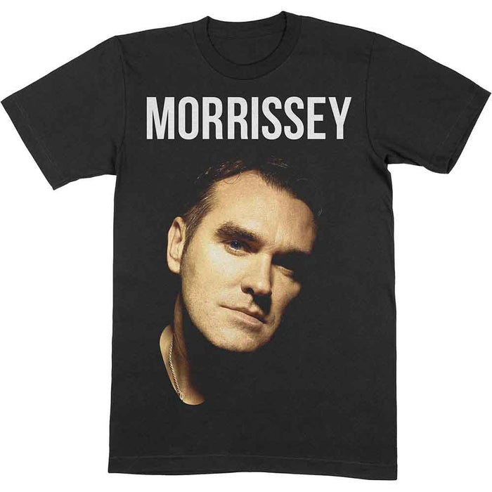 Morrissey Face Photo Black XX-Large T-Shirt