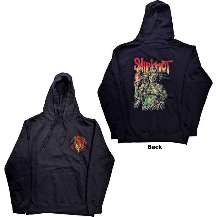 Slipknot Burn Me Away Navy Large Hoodie