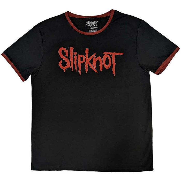 Slipknot Ringer Style Black Small Unisex T-Shirt