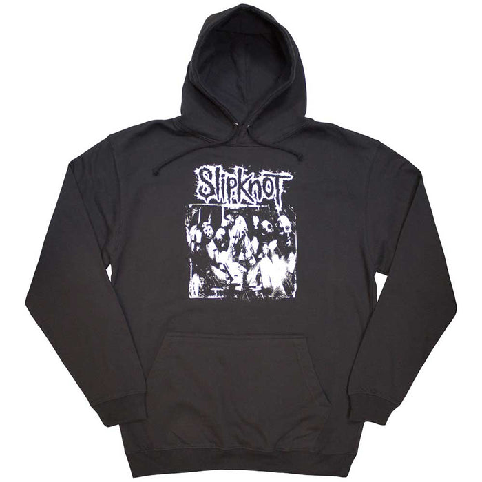 Slipknot Album Splatter Charcoal Grey Large Hoodie