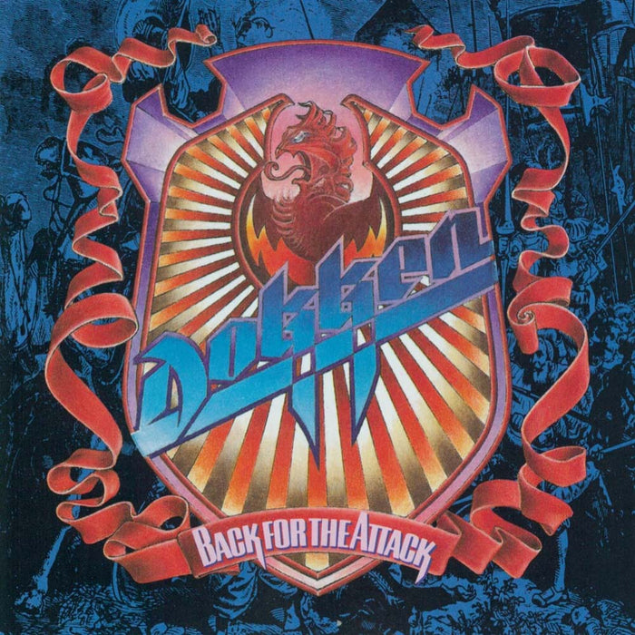 Dokken Back For The Attack Vinyl LP Magenta & Blue Colour 2024