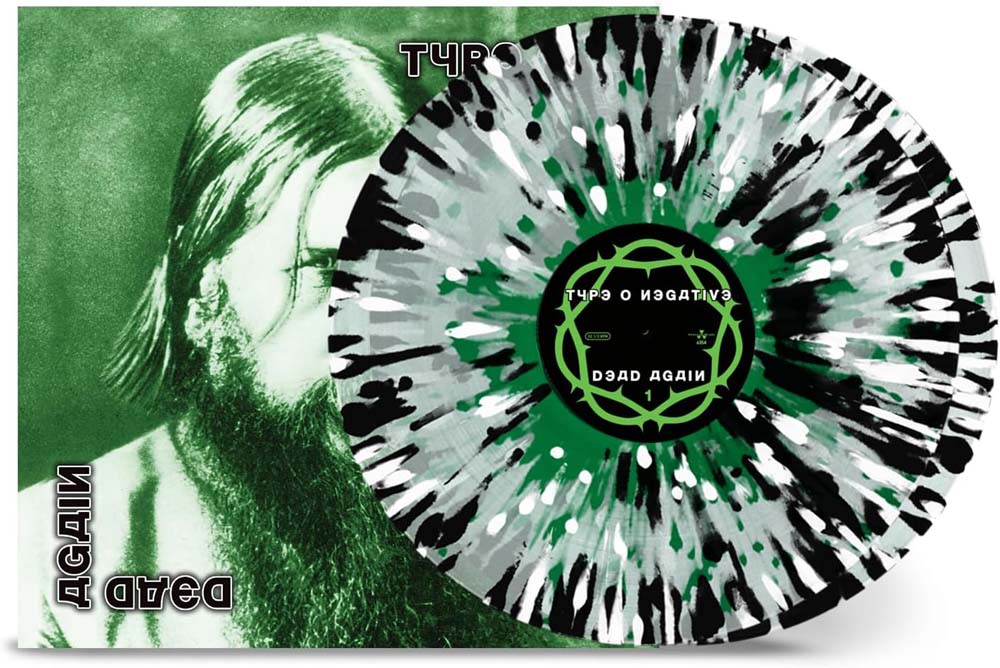 Type O Negative Dead Again Vinyl LP Clear Green White & Black Splatter Colour 2024