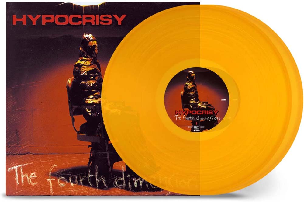 Hypocrisy The Fourth Dimension Vinyl LP Transparent Orange Colour 2023