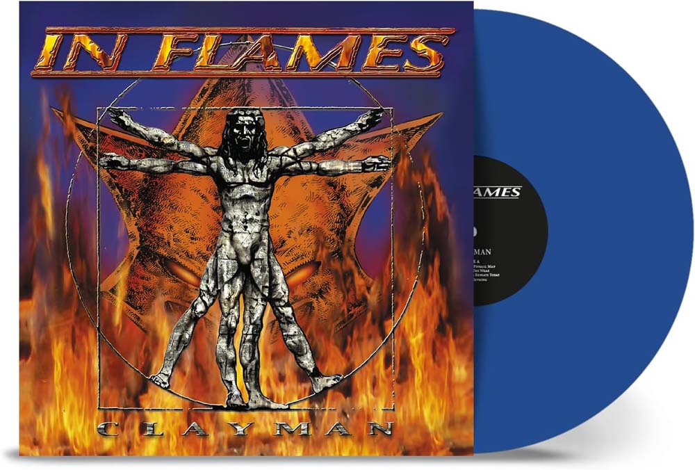In Flames Clayman  Vinyl LP Solid Blue Colour 2025