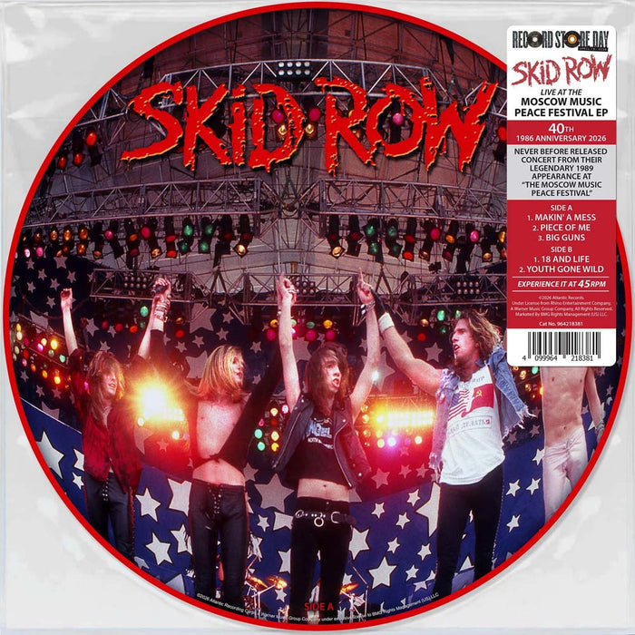 Skid Row Live At The Moscow Music Peace Festival Vinyl LP RSD 2026