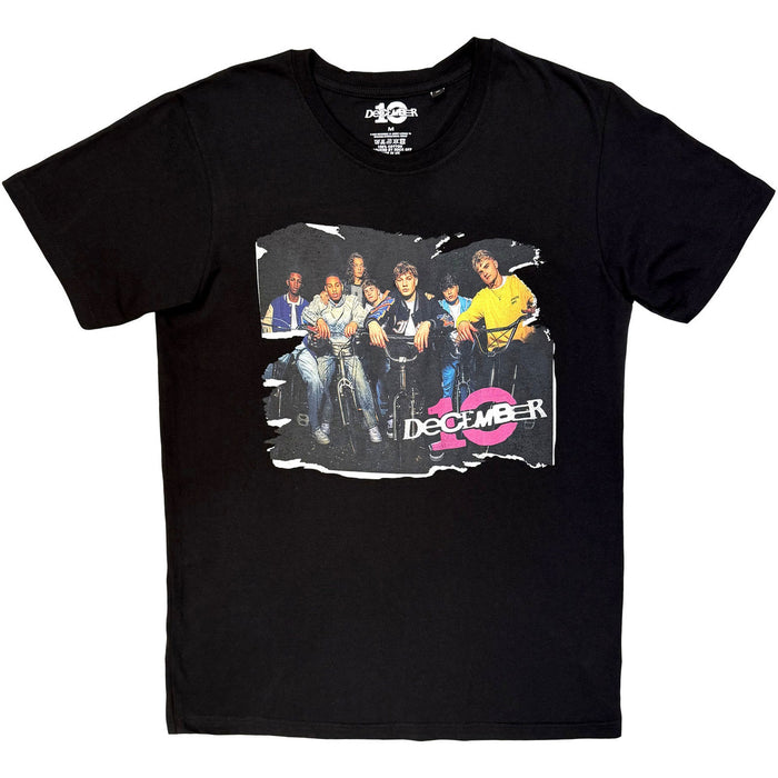 December 10 Bike Poster Black Ladies Medium T-Shirt