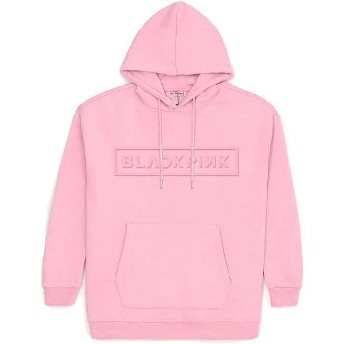 Blackpink Logo Pink X-Large Hoodie