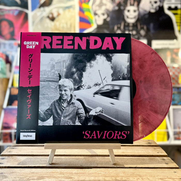 Green Day Saviors Vinyl LP Assai Obi Edition Black & Pink Colour 2024