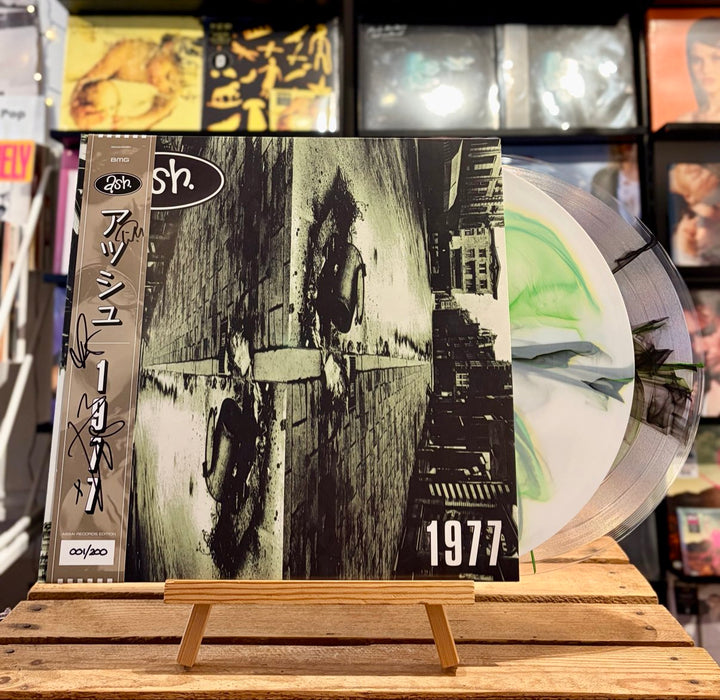 Ash 1977 Vinyl LP Signed 30th Anniversary Assai Obi Edition Green & Black Inkplosion Colour 2026