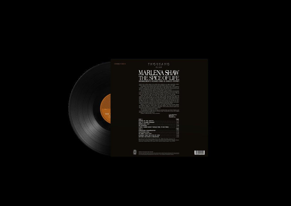 Marlena Shaw The Spice Of Life Vinyl LP Due Out 23/10/26