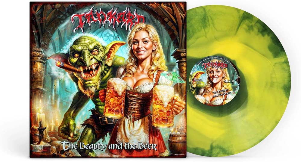 Tankard The Beauty And The Beer Vinyl LP Green & Yellow Swirl Colour 2025