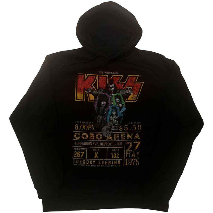 KISS Cobra Arena '76 Black Medium Hoodie