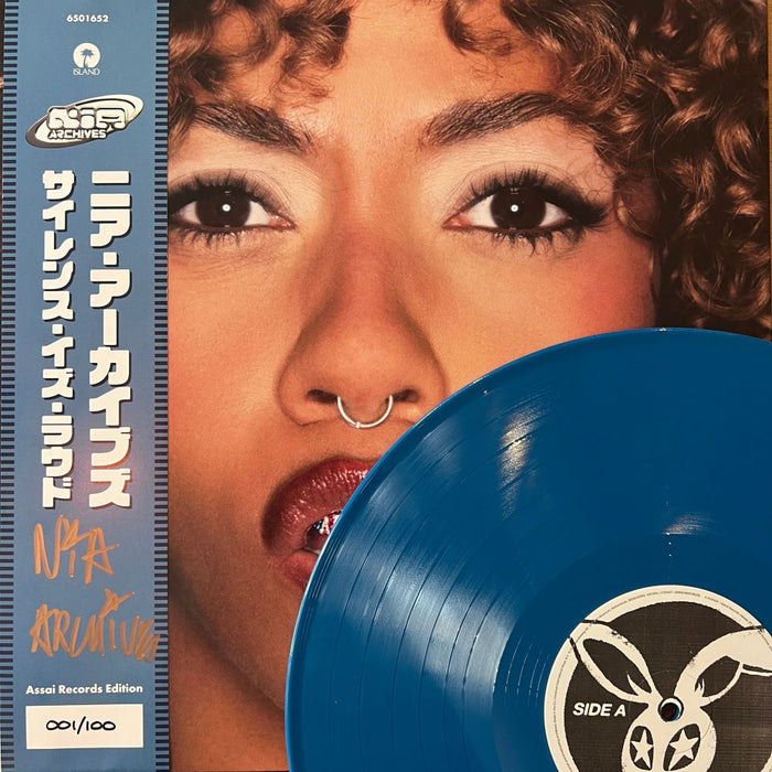 Nia Archives Silence Is Loud Vinyl LP Signed Assai Obi Edition Blue Colour 2024