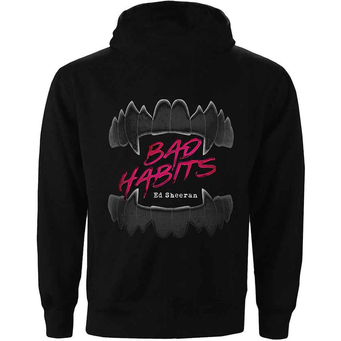 Ed Sheeran Bad Habits Black Large Hoodie