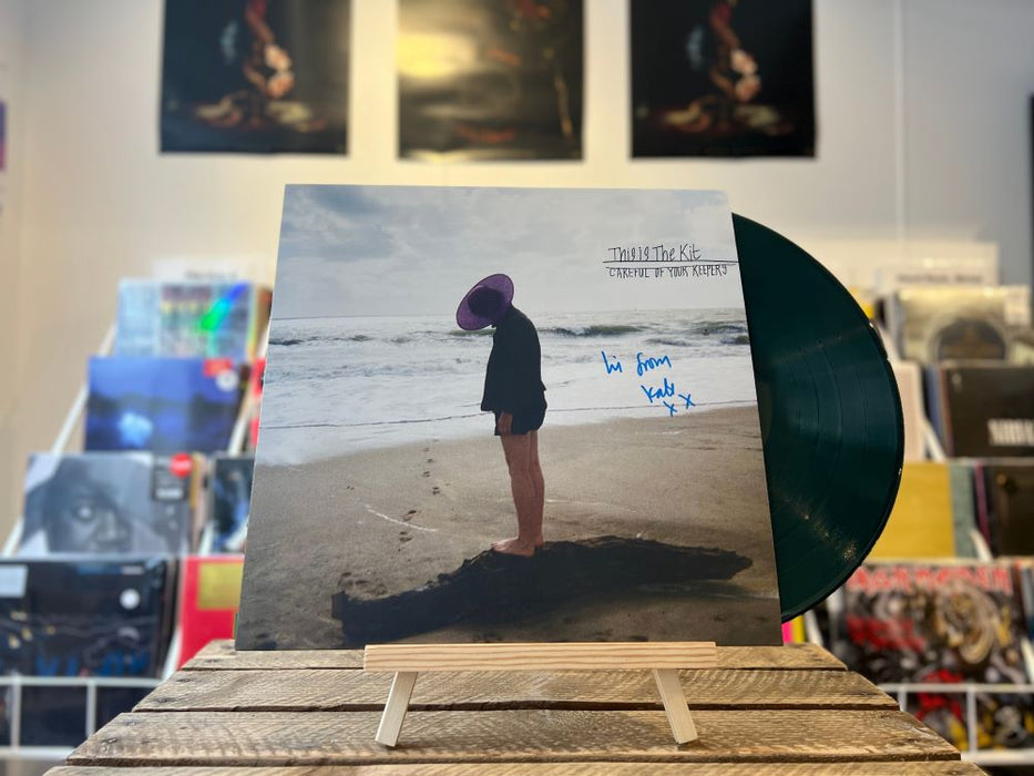 This is The Kit Careful Of Your Keepers Vinyl LP Indies Dark Green Colour + Signed 2023