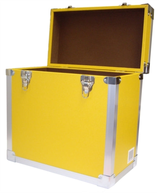 Record Storage Carry Case Yellow