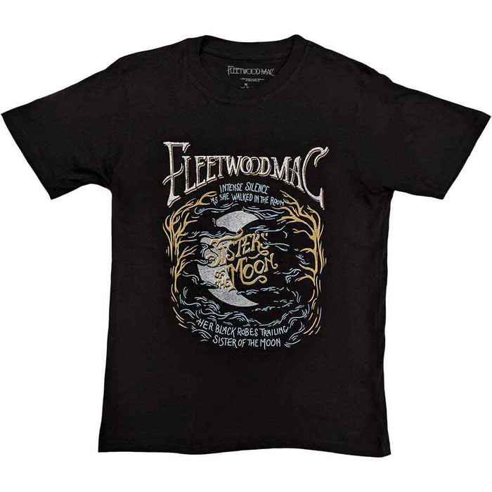 Fleetwood Mac Sisters Of The Moon Black Large T-Shirt