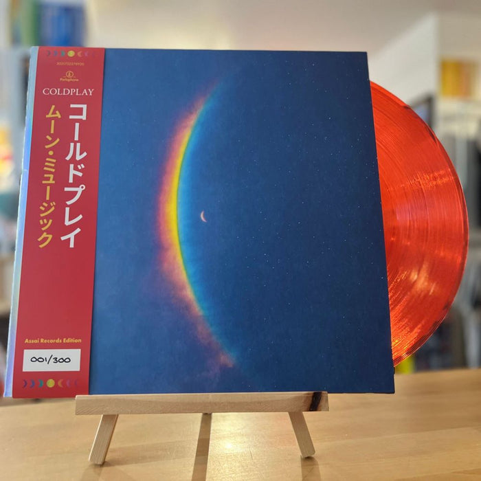 Coldplay Moon Music Vinyl LP Assai Obi Edition Translucent Bright Red Colour 2024