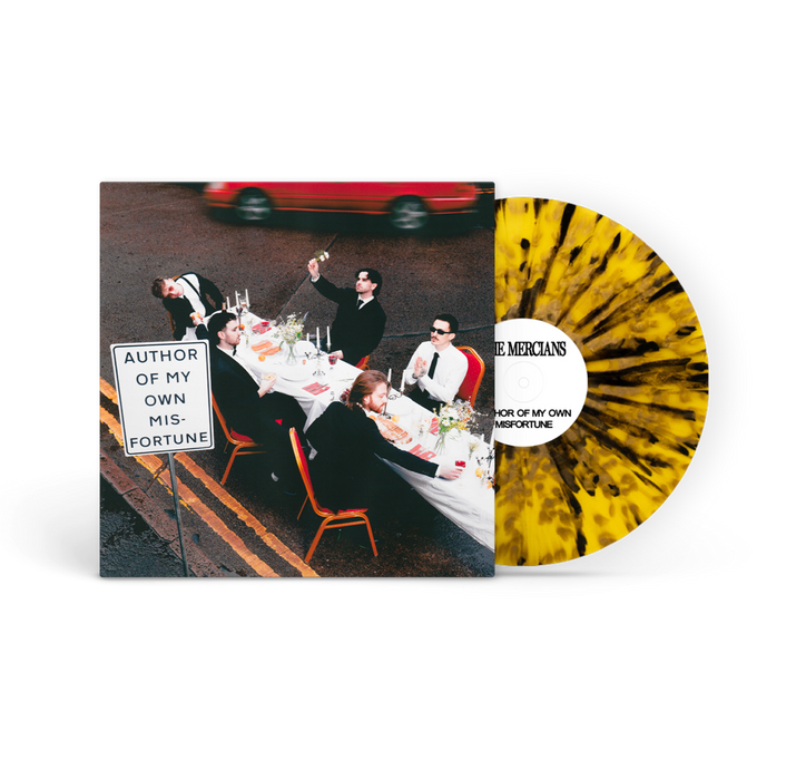 The Mercians Author of My Own Misfortune Vinyl LP Yellow & Black Splatter Colour Due Out 22/01/27