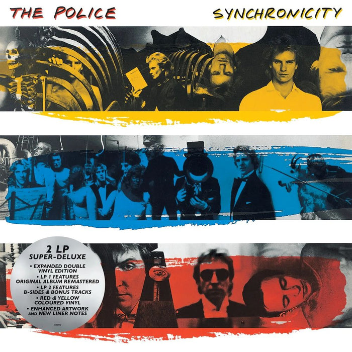 The Police Synchronicity Vinyl LP Red & Yellow Colour 2024