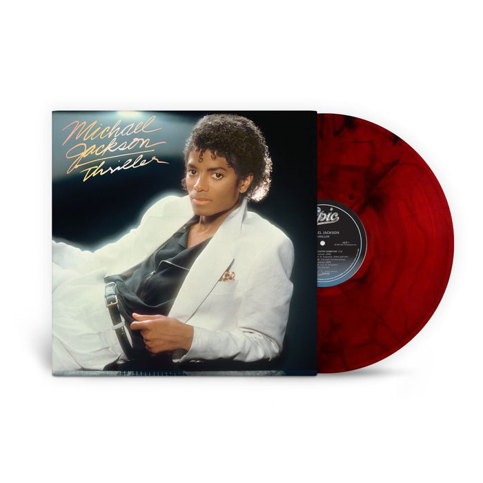Michael Jackson Thriller Vinyl LP Red & Black Marble Colour Due Out 30/10/26