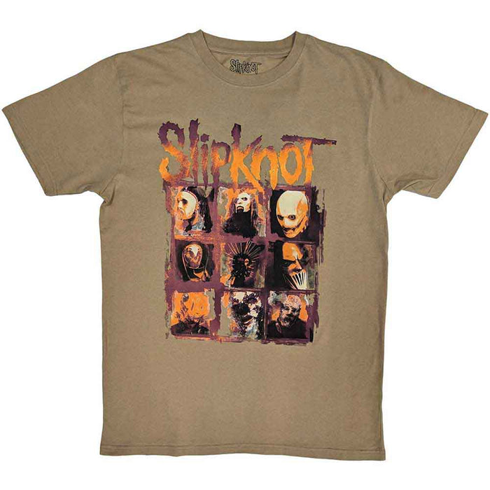 Slipknot TESF Grid Photos Tan Medium Unisex T-Shirt