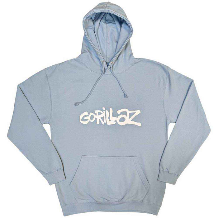 Gorillaz Cracker Island Light Blue X-Large Hoodie