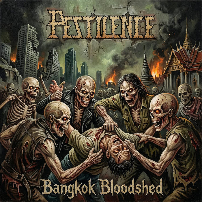 Pestilence Bangkok Bloodshed Vinyl LP Green Colour Due Out 19/06/26