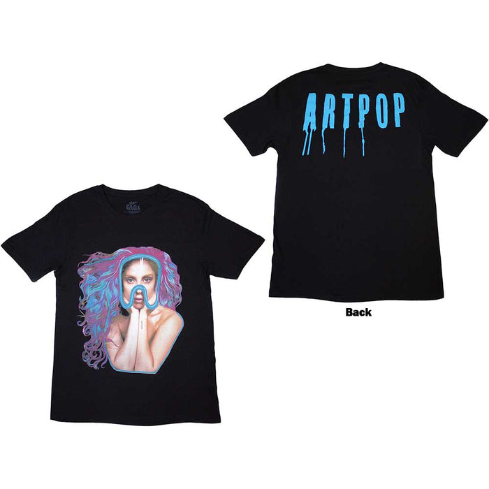 Lady Gaga Artpop Goggles Black X-Large T-Shirt