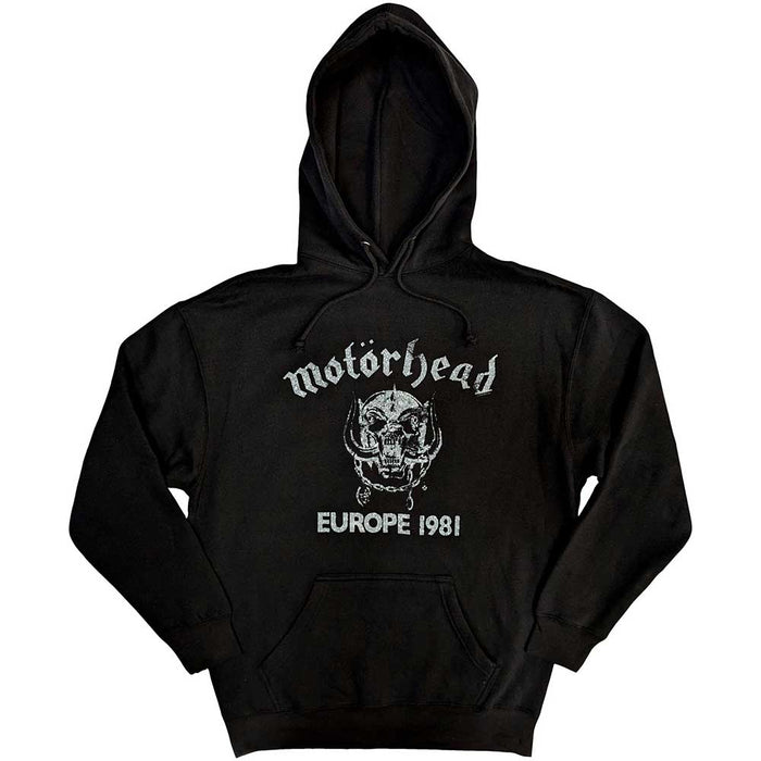 Motorhead Europe '81 Black X-Large Hoodie