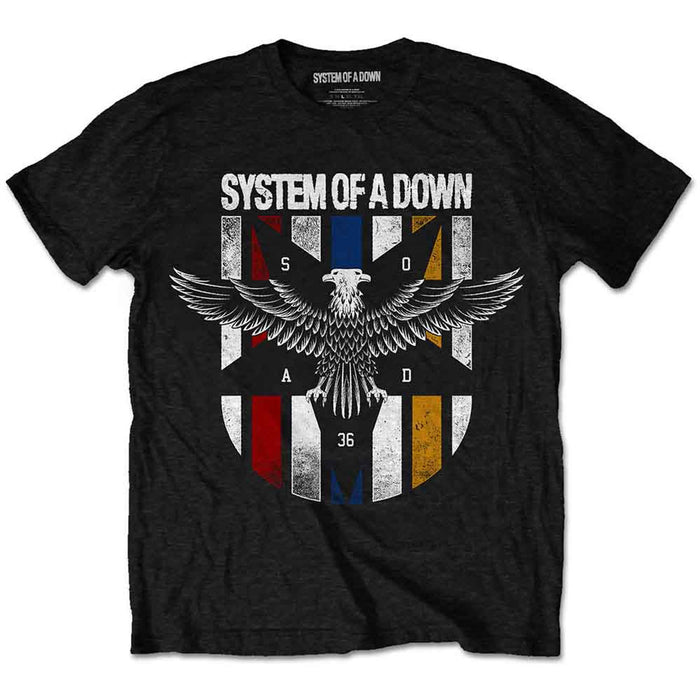 System Of A Down Eagle Colours Black Medium T-Shirt