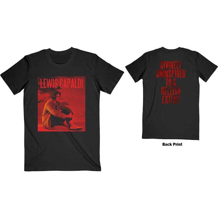 Lewis Capaldi Divinely Uninspired To A Black X-Large T-Shirt