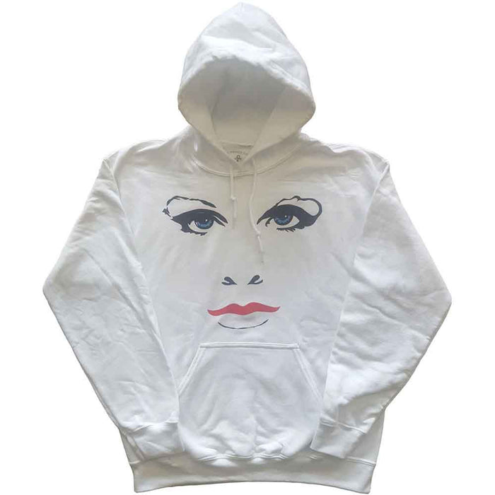 Prince Faces & Doves White Large Hoodie