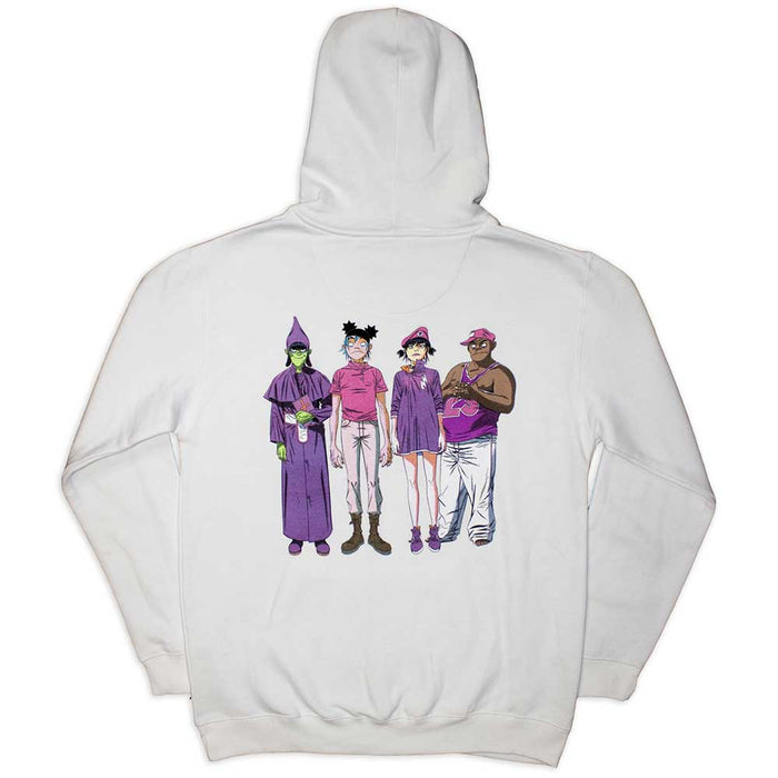 Gorillaz Cracker Island White Small Hoodie