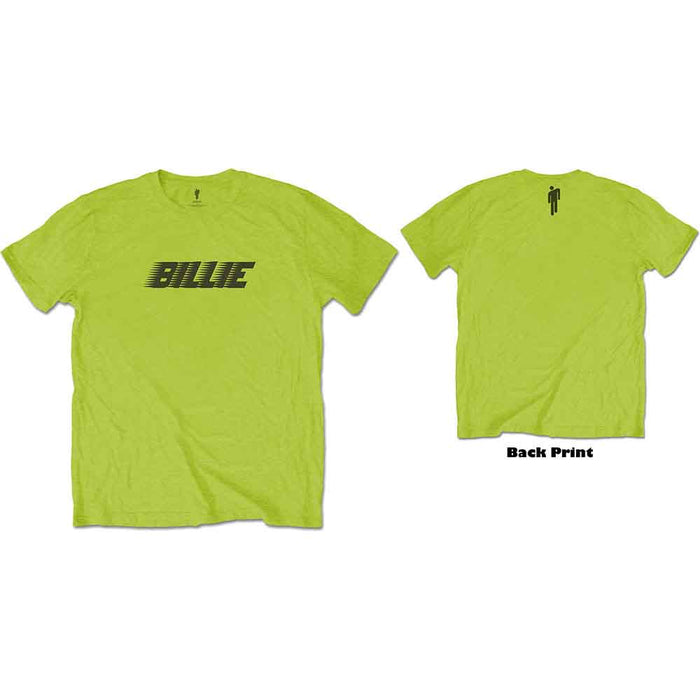 Billie Eilish Racer Logo & Blohsh Lime Green Medium T-Shirt