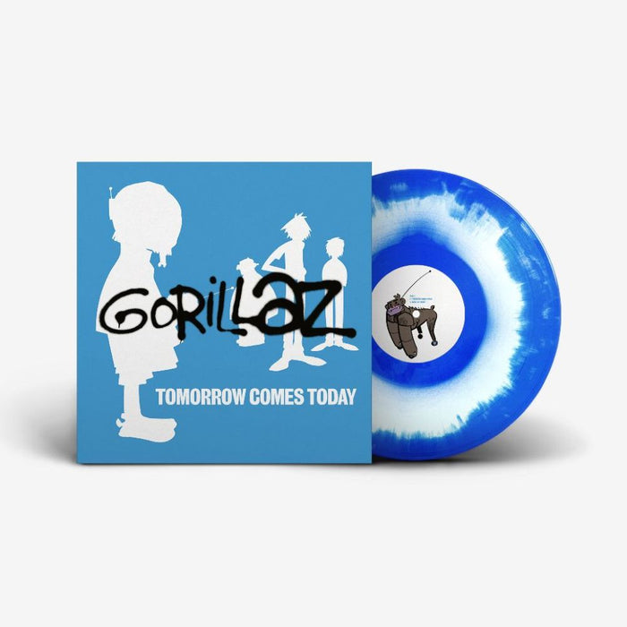 Gorillaz Tomorrow Comes Today 12" Vinyl EP White & Blue Colour-In-Colour 2025