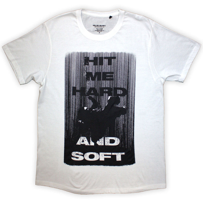 Billie Eilish Hit Me Hard And Soft Falling White X-Large T-Shirt