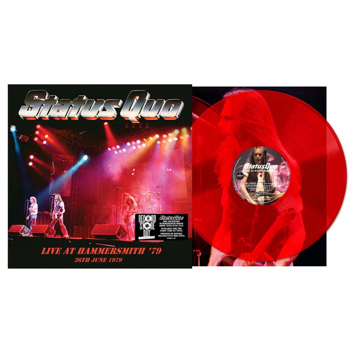 Status Quo Live In Hammersmith 1979 Vinyl LP Translucent Red Colour RSD 2026