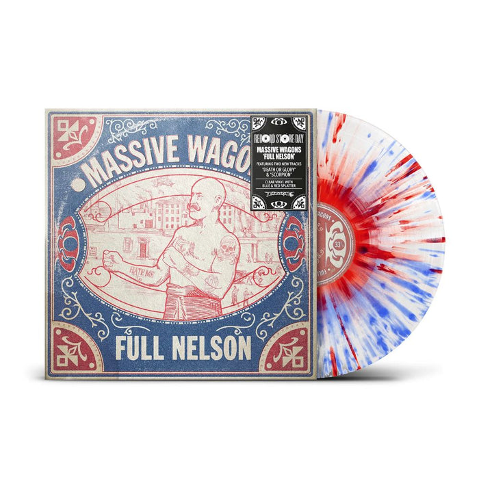 Massive Wagons Full Nelson Vinyl LP Blue, Red & White Splatter Colour RSD 2026