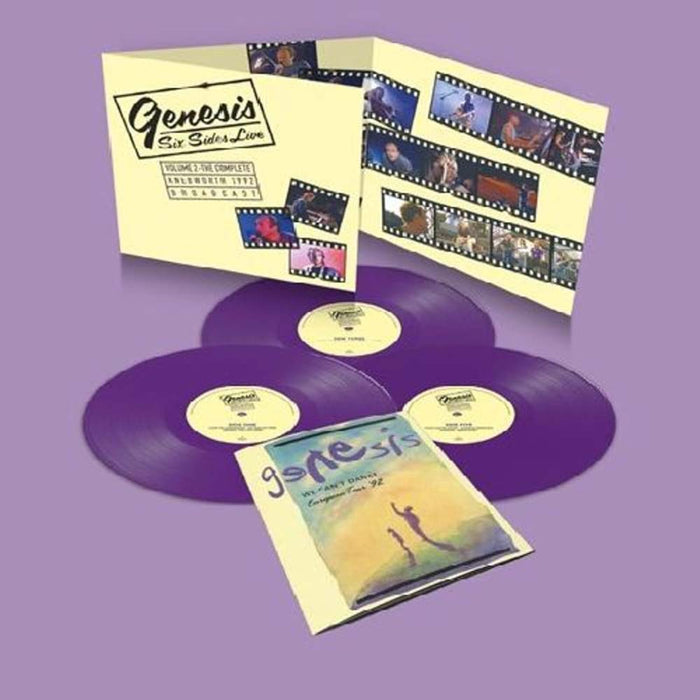 Genesis Six Sides Live, Vol.2 The Complete Knebworth 1992 Broadcast Vinyl LP Purple Colour 2025