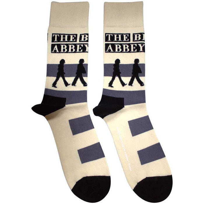 The Beatles Unisex Ankle Socks: Abbey Road Crossing (Natural) (UK Size 7 - 11)