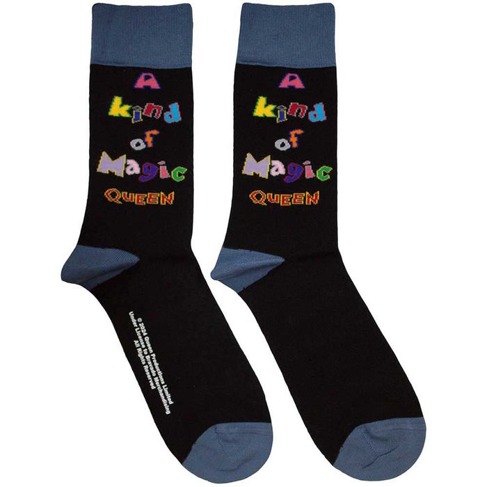 Queen Unisex Ankle Socks: A Kind Of Magic (Black) (UK Size 7 - 11)