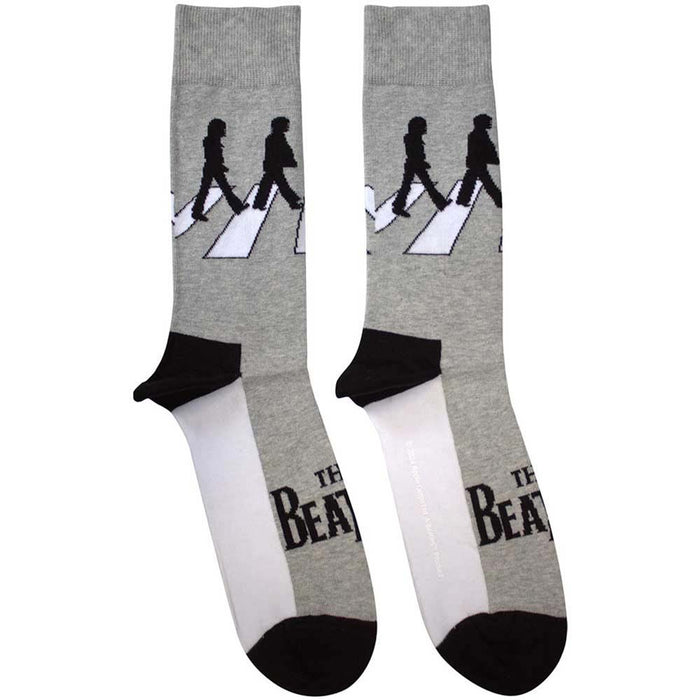 The Beatles Unisex Ankle Socks: Abbey Road Silhouettes (Grey) (UK Size 7 - 11)