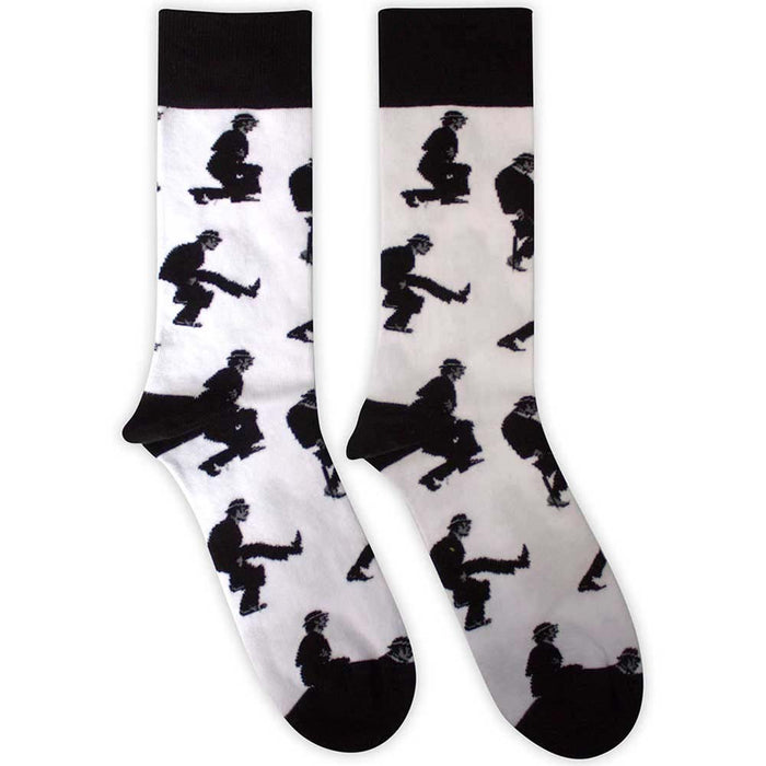 Monty Python Unisex Ankle Socks: Silly Walks (White) (UK Size 7 - 11)