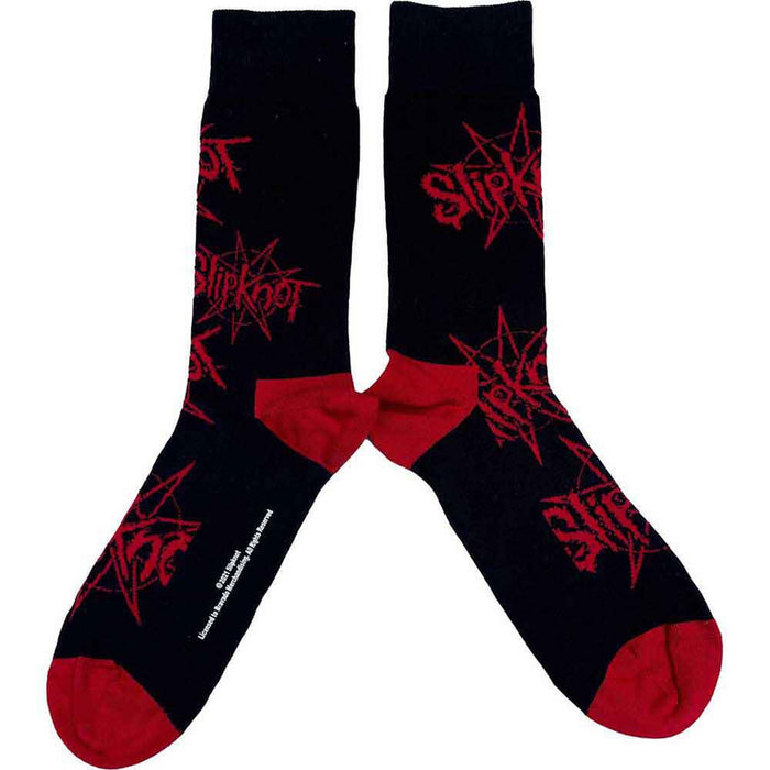 Slipknot Unisex Ankle Socks: Logo & Nomogram (Black) (UK Size 4 - 7)