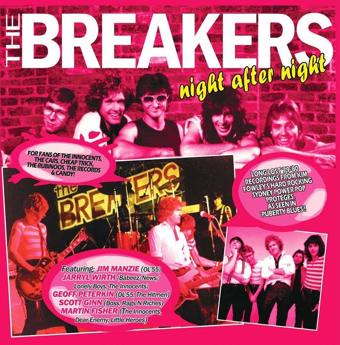 The Breakers Night After Night Vinyl LP Pink Colour RSD 2026