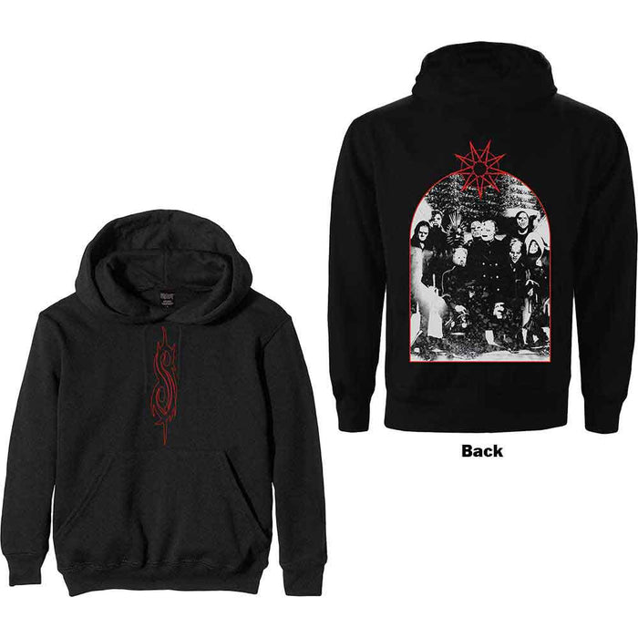 Slipknot Arched Group Photo Black Medium Hoodie